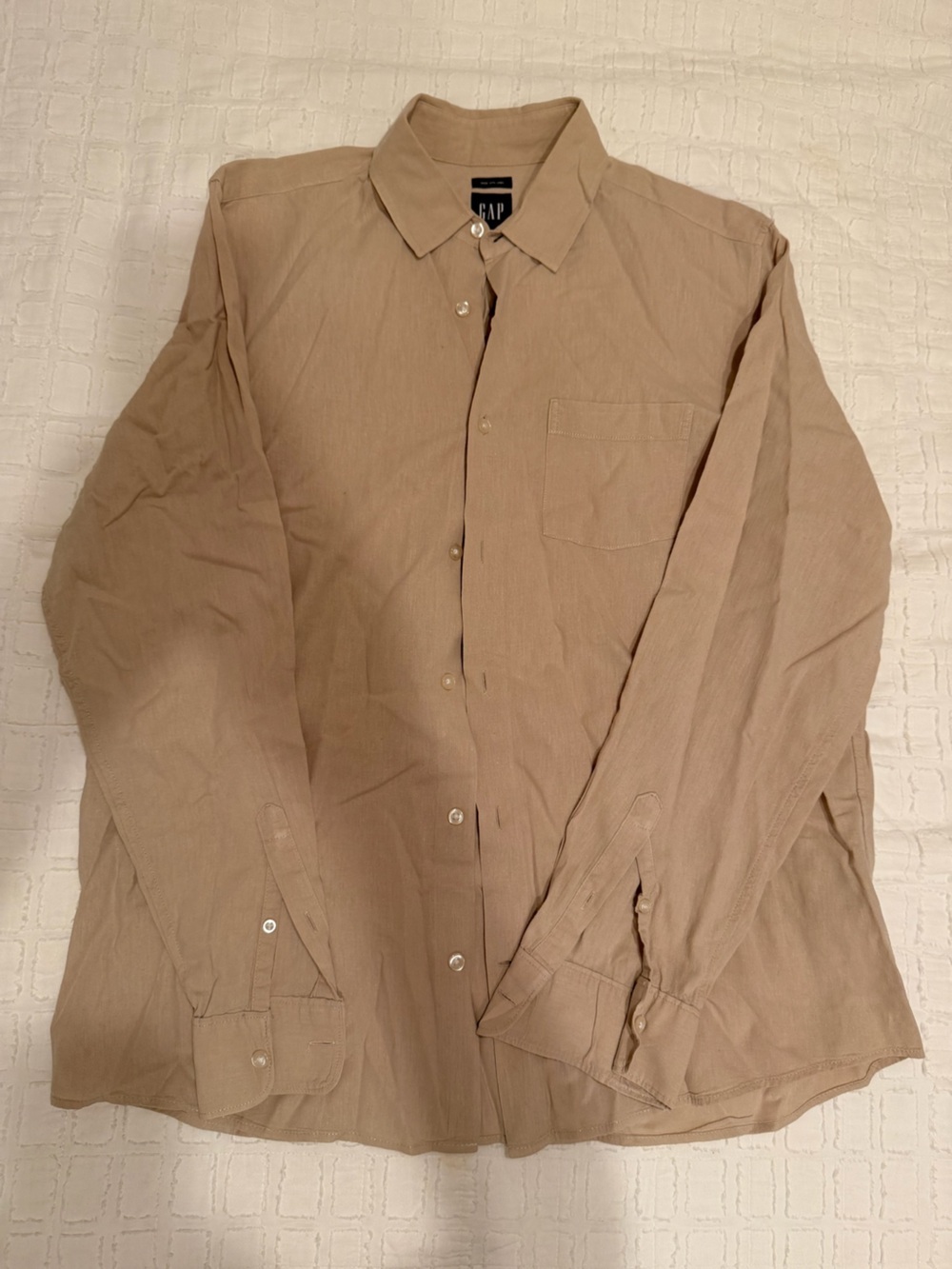 GAP Linen Shirt in Beige